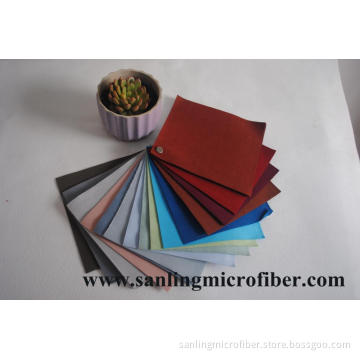 Microfiber suede Artificial Leather for Handbags